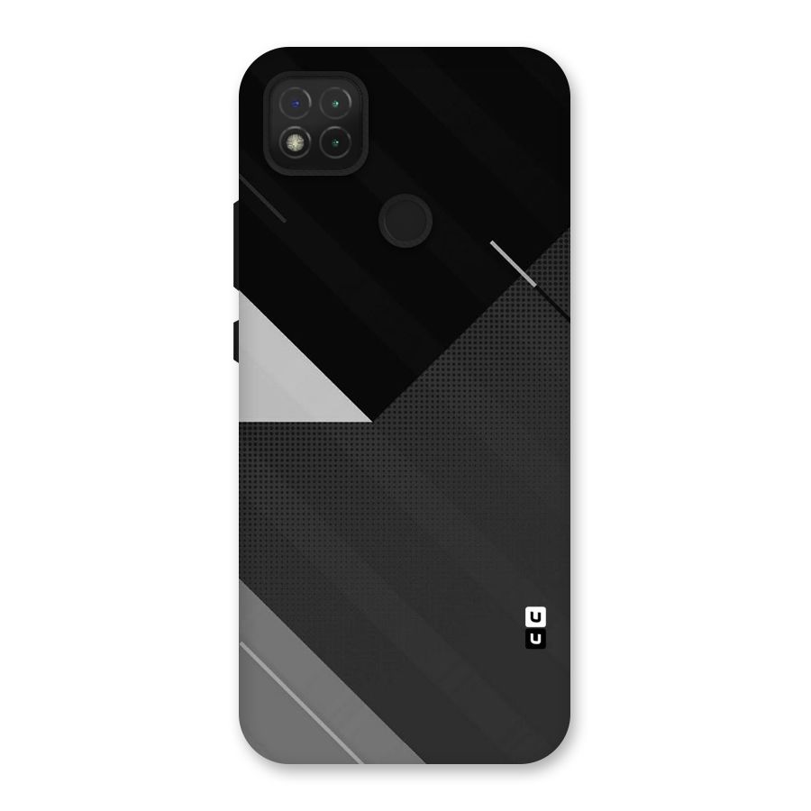 Slant Grey Back Case for Redmi 9 Activ