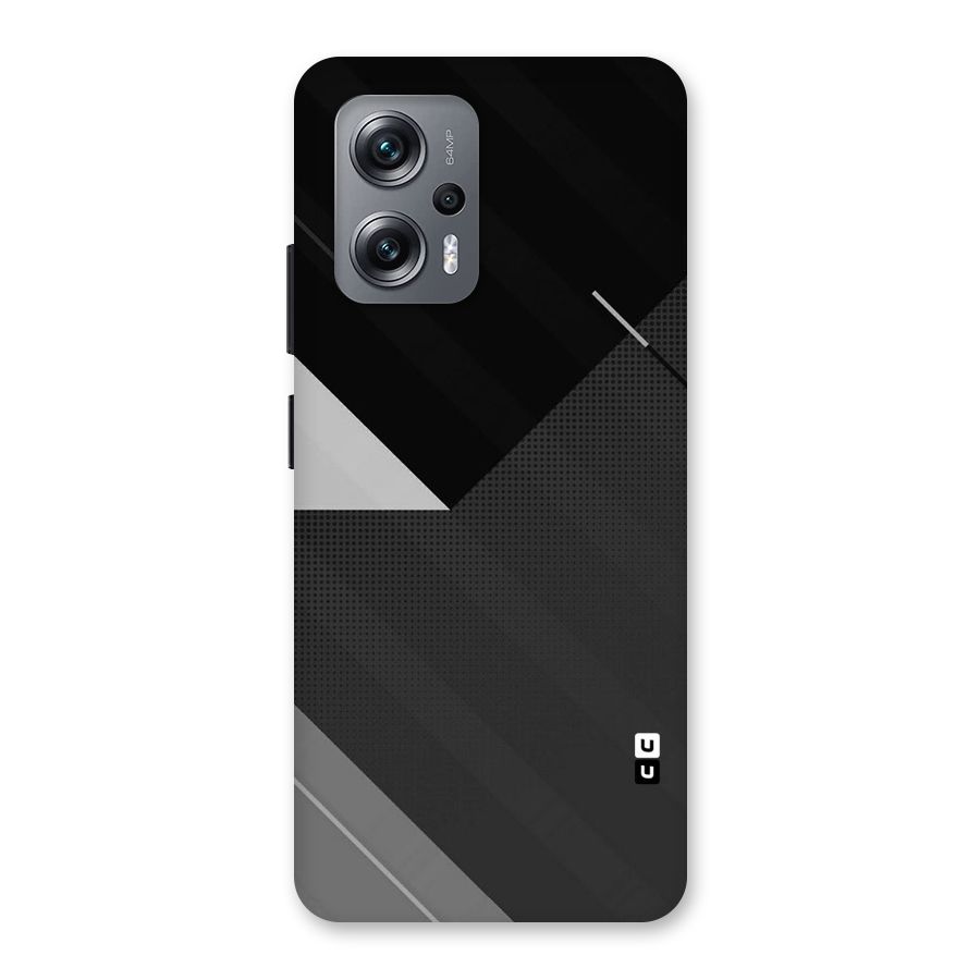 Slant Grey Back Case for Redmi K50i