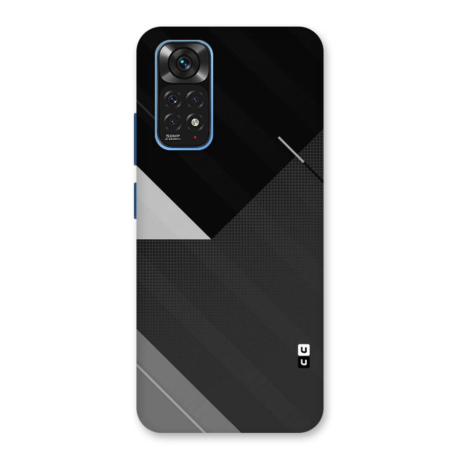 Slant Grey Back Case for Redmi Note 11S