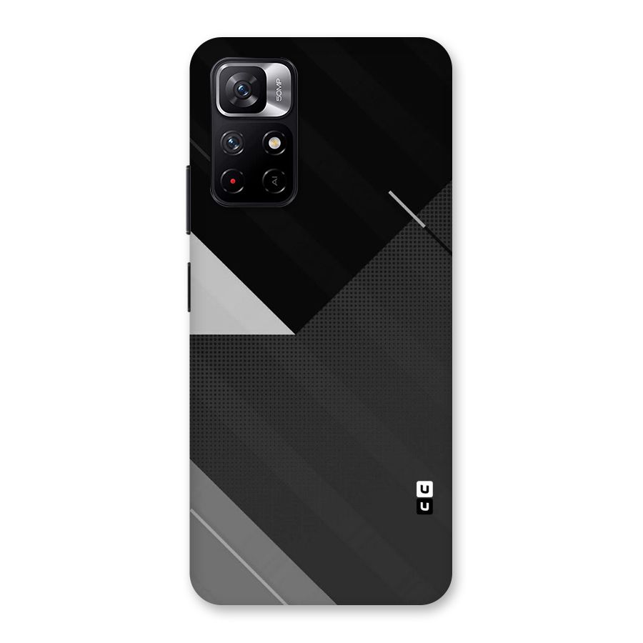 Slant Grey Back Case for Redmi Note 11T 5G