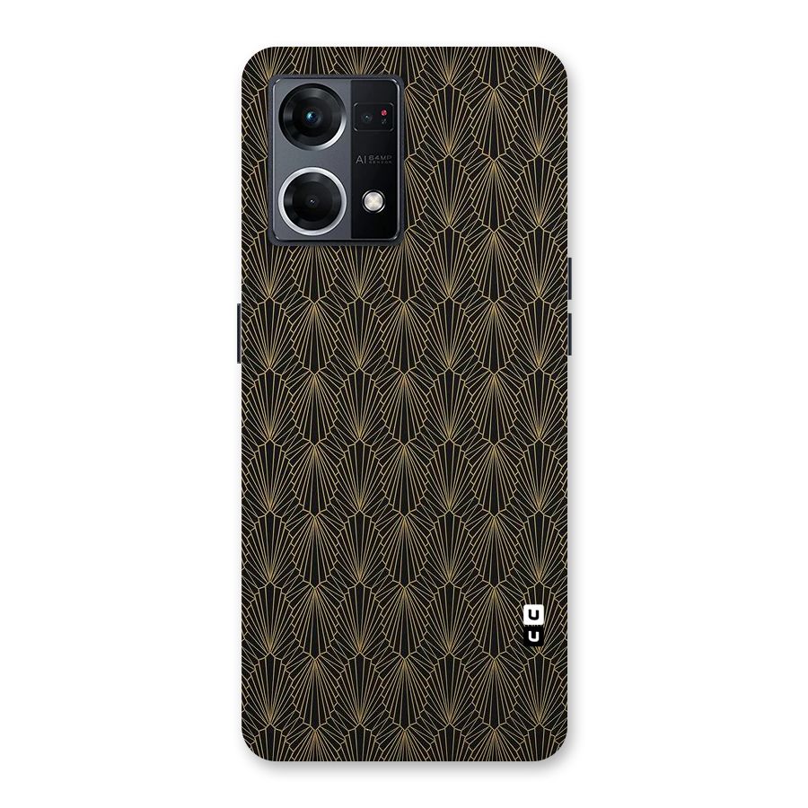 Small Hills Lines Glass Back Case for Oppo F21 Pro 5G
