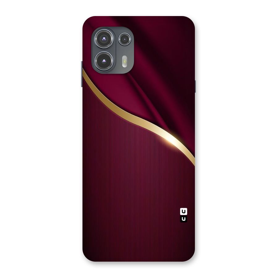 Smooth Maroon Back Case for Motorola Edge 20 Fusion