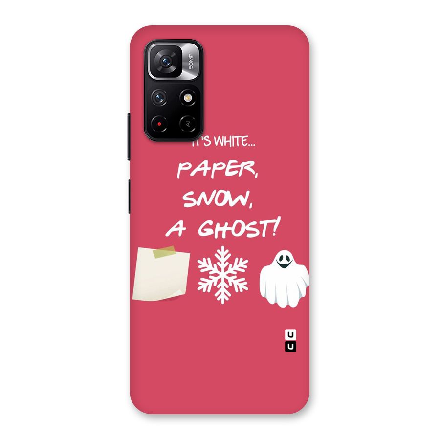 Snow Paper Back Case for Redmi Note 11T 5G
