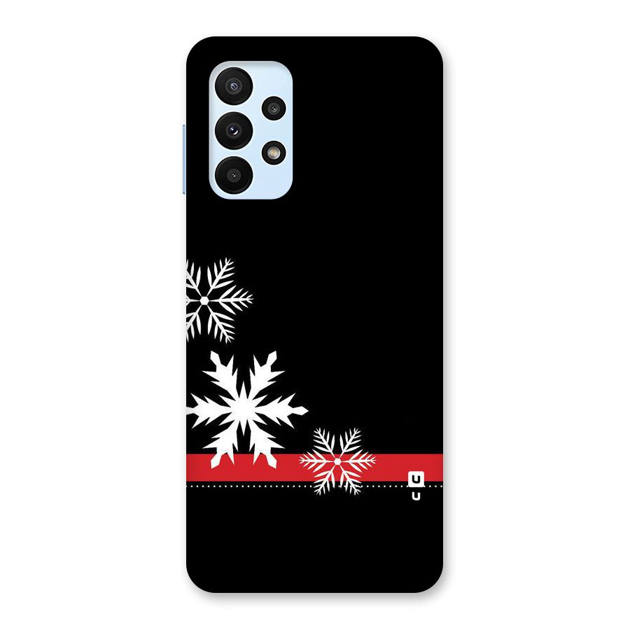 Snowflake Ribbon Back Case for Galaxy A23