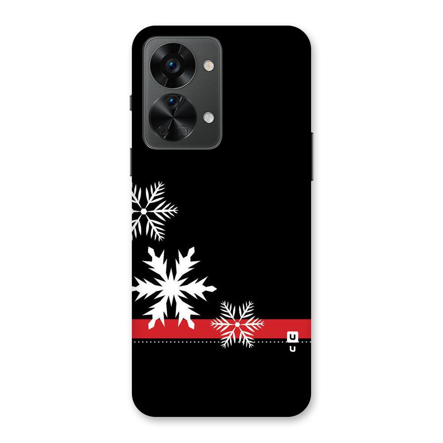 Snowflake Ribbon Back Case for OnePlus Nord 2T