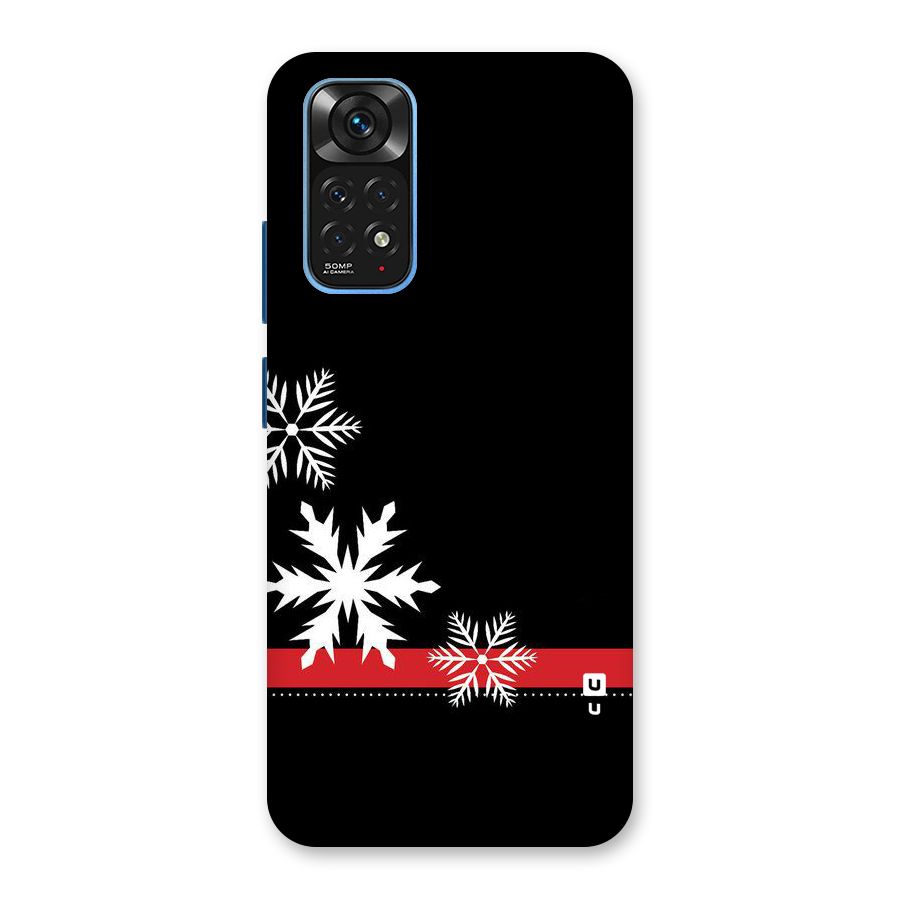 Snowflake Ribbon Back Case for Redmi Note 11S