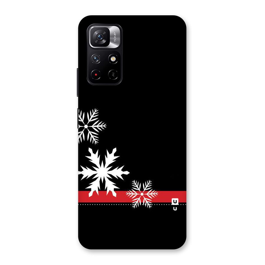 Snowflake Ribbon Back Case for Redmi Note 11T 5G