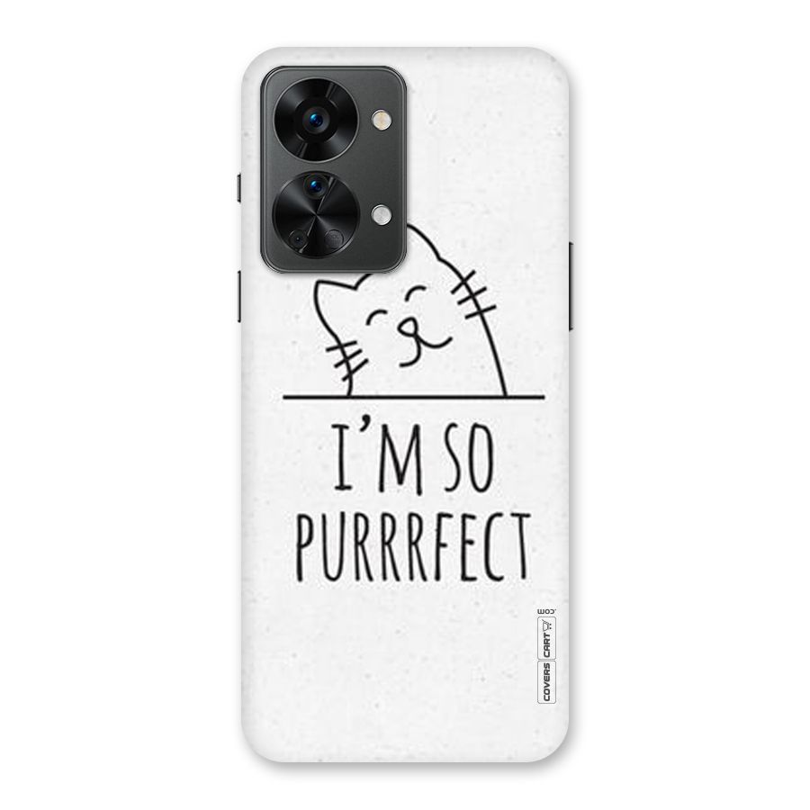 So Purrfect Back Case for OnePlus Nord 2T