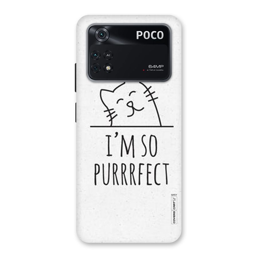 So Purrfect Back Case for Poco M4 Pro 4G