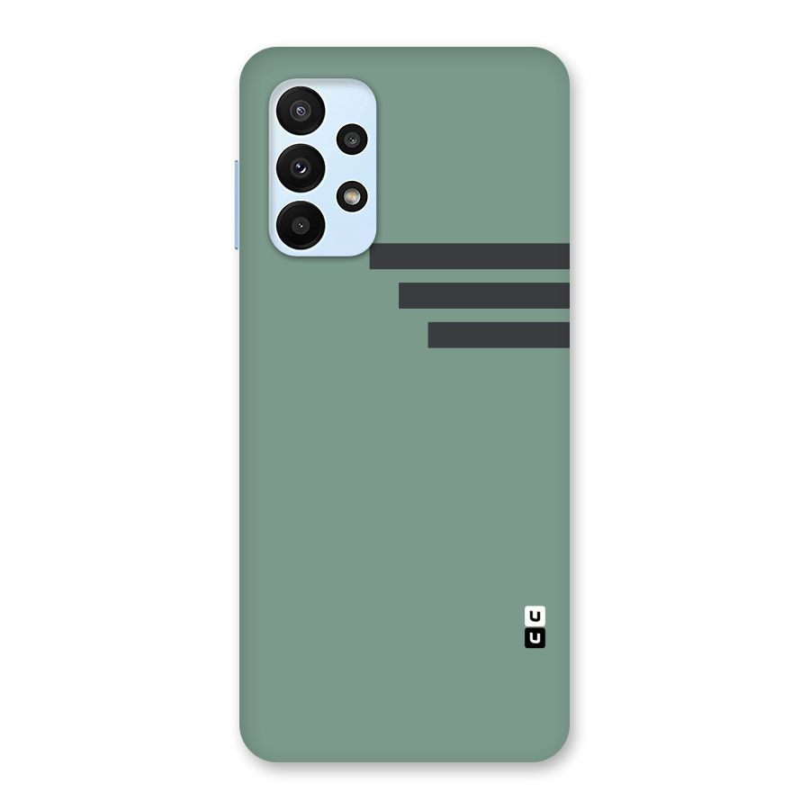 Solid Sports Stripe Back Case for Galaxy A23