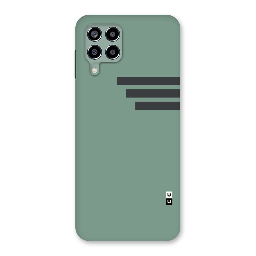 Solid Sports Stripe Back Case for Galaxy M33
