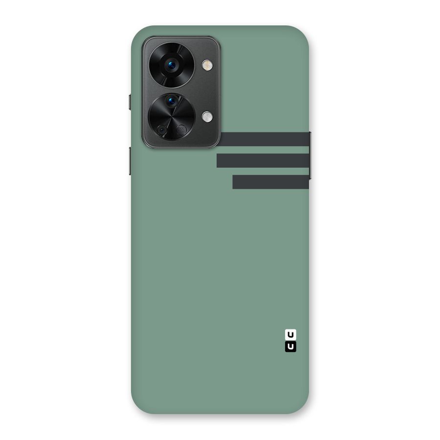 Solid Sports Stripe Back Case for OnePlus Nord 2T