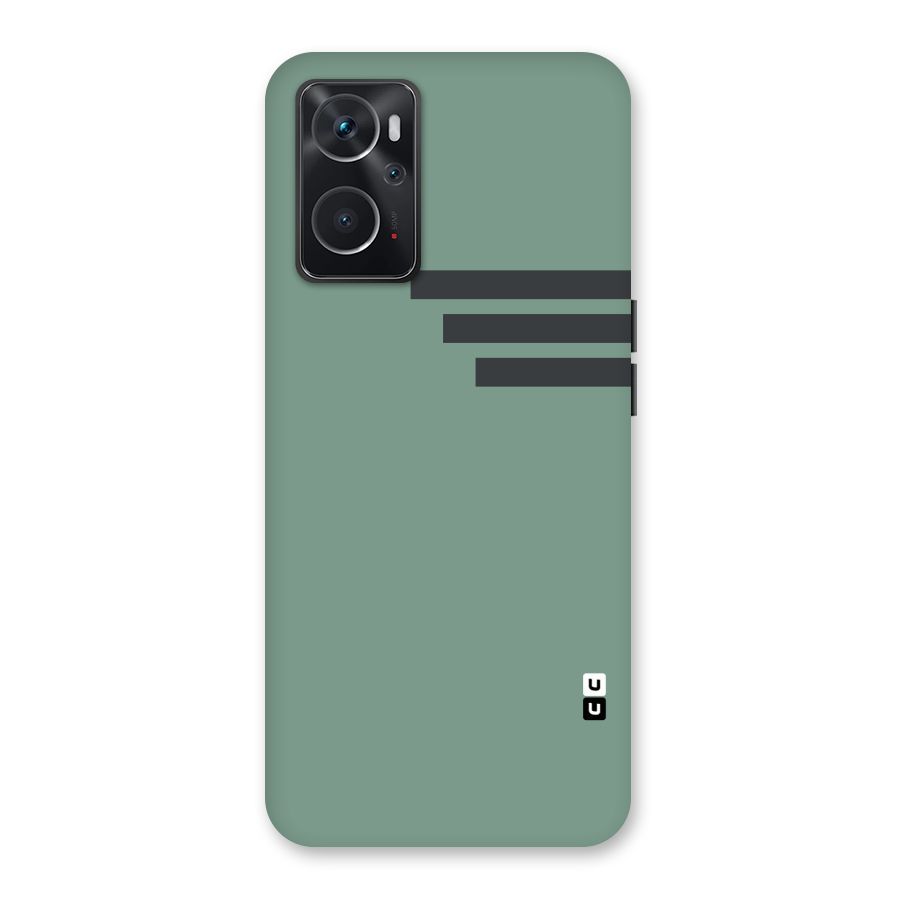 Solid Sports Stripe Back Case for Oppo K10 4G