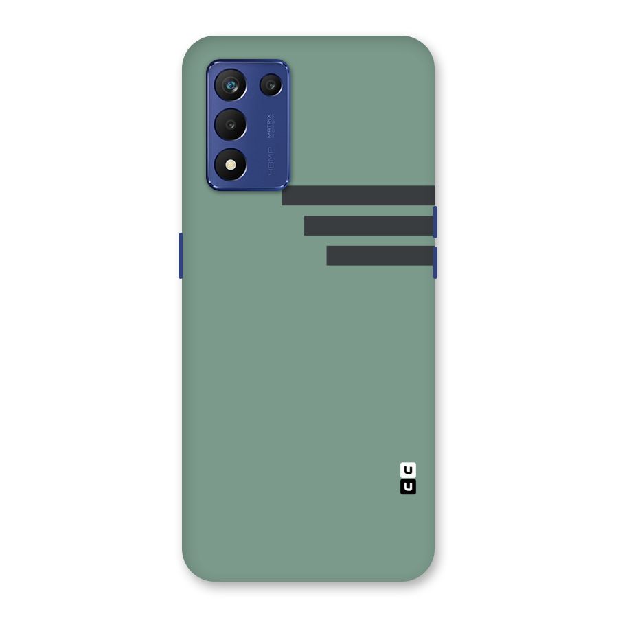 Solid Sports Stripe Back Case for Realme 9 5G Speed