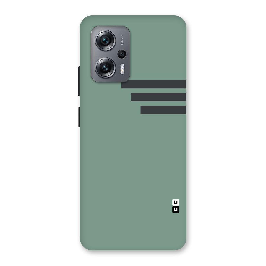 Solid Sports Stripe Back Case for Redmi K50i