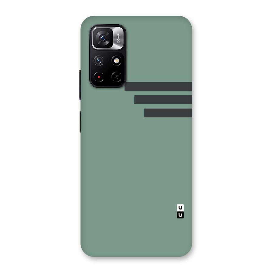 Solid Sports Stripe Back Case for Redmi Note 11T 5G