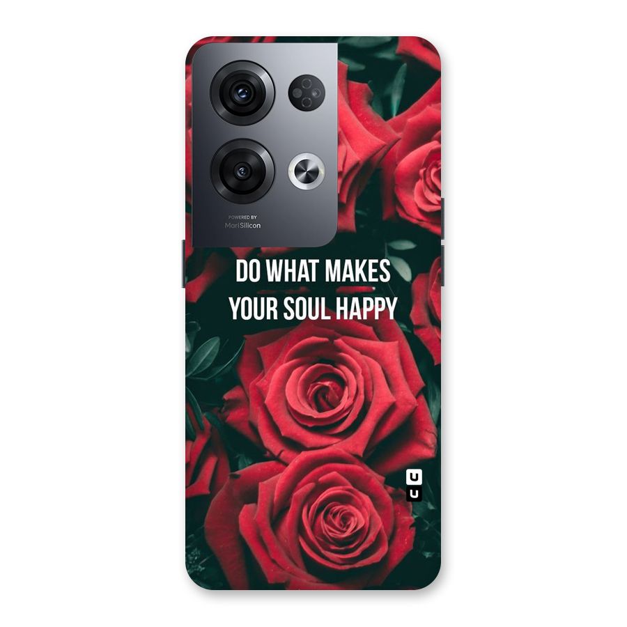 Soul Happy Back Case for Oppo Reno8 Pro 5G