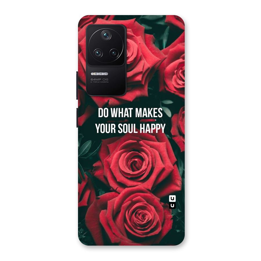 Soul Happy Back Case for Poco F4 5G