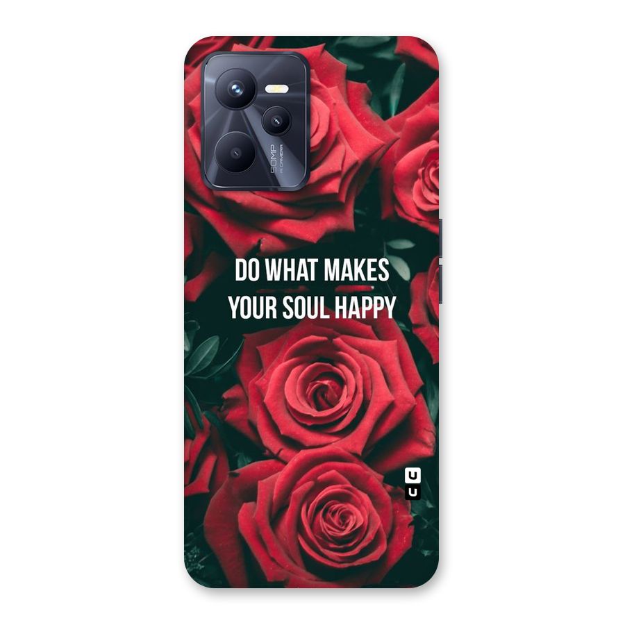 Soul Happy Back Case for Realme C35