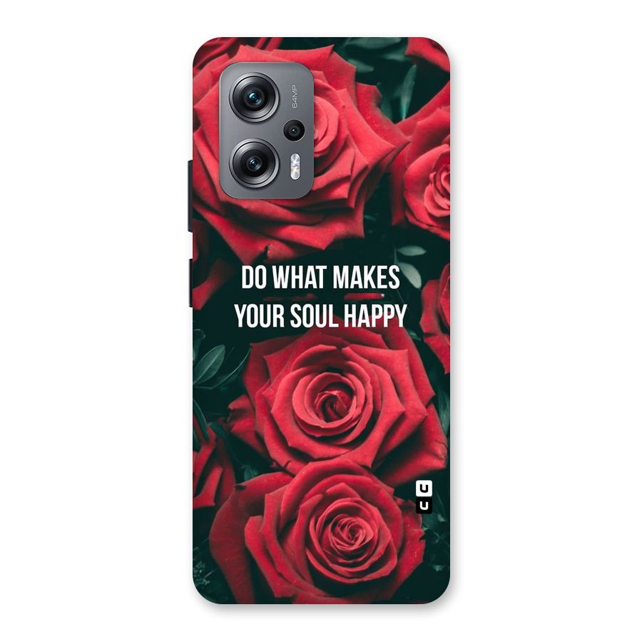 Soul Happy Back Case for Redmi K50i