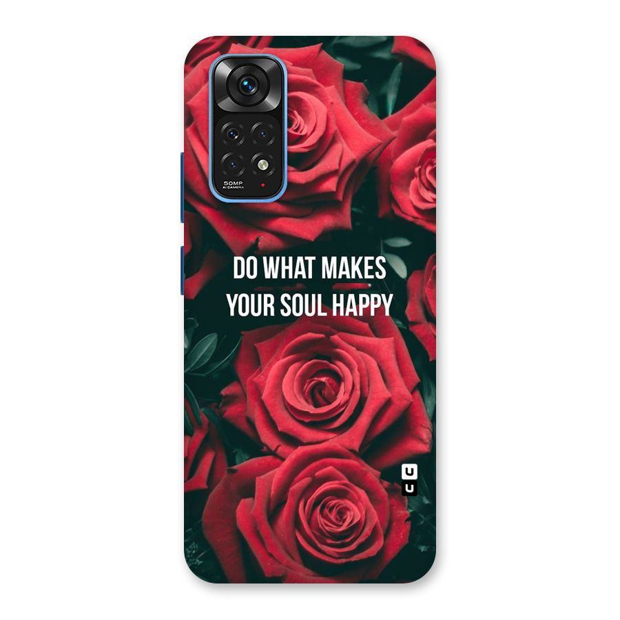 Soul Happy Back Case for Redmi Note 11S