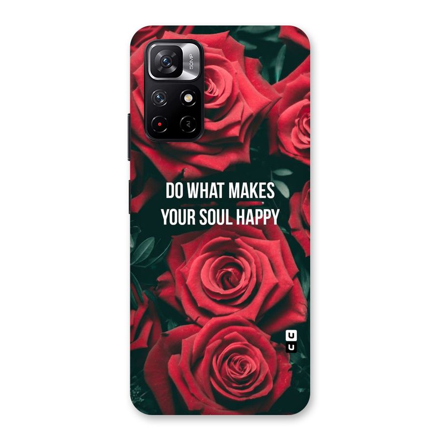 Soul Happy Back Case for Redmi Note 11T 5G
