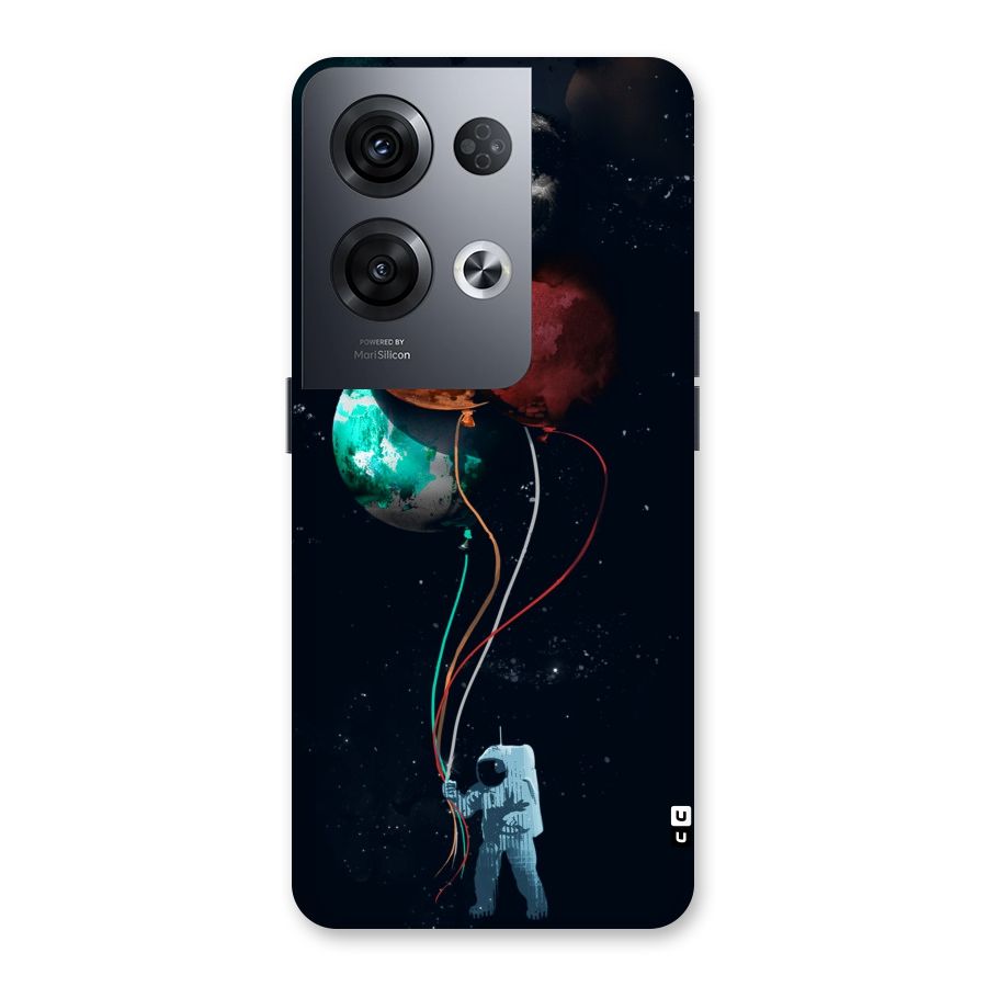 Space Balloons Back Case for Oppo Reno8 Pro 5G