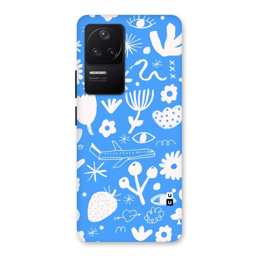 Space Blue Pattern Back Case for Poco F4 5G