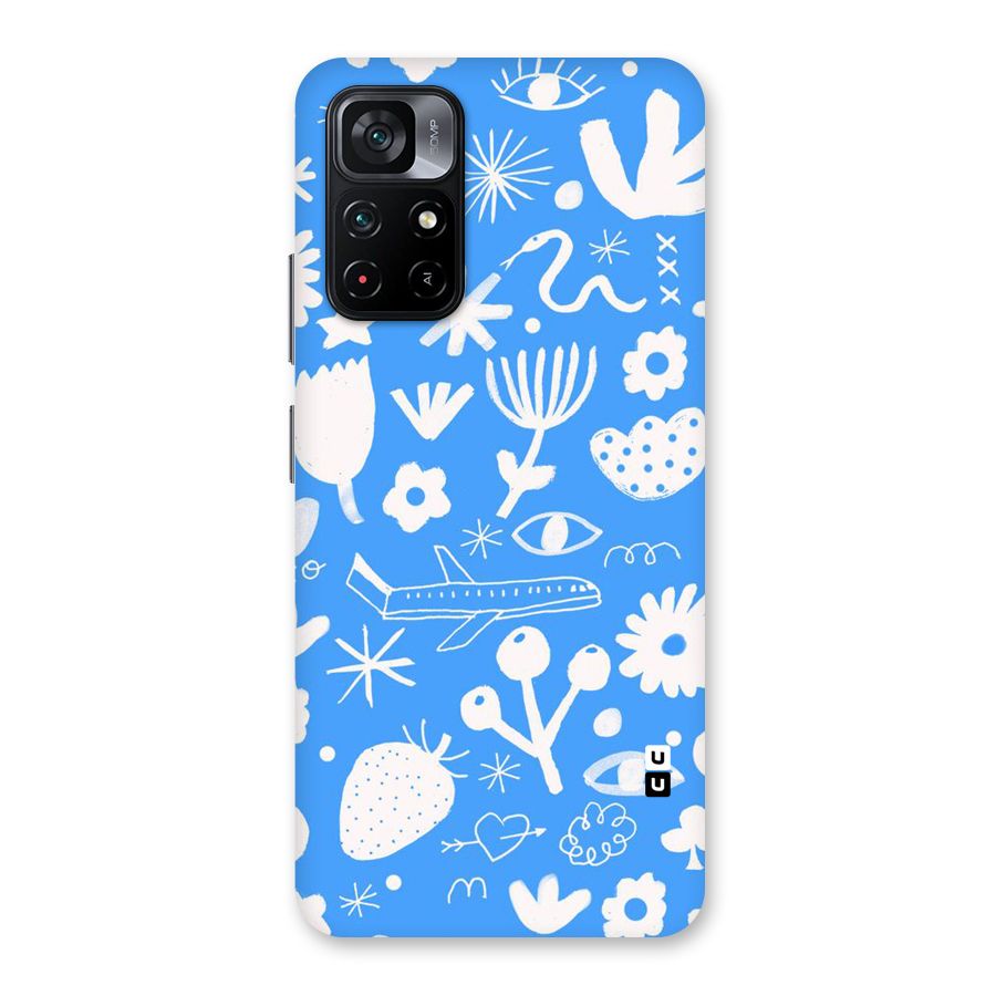 Space Blue Pattern Back Case for Poco M4 Pro 5G