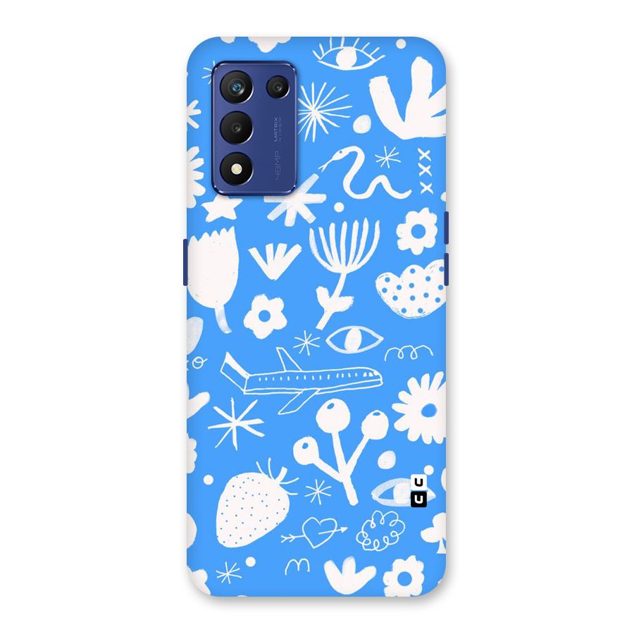 Space Blue Pattern Back Case for Realme 9 5G Speed