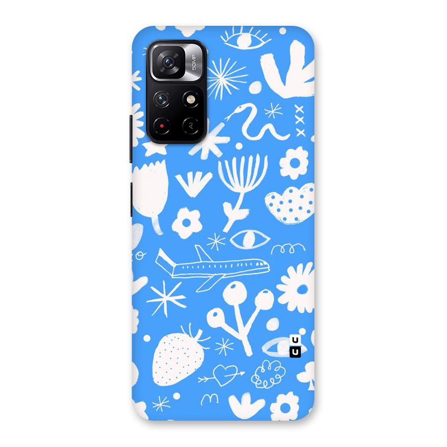 Space Blue Pattern Back Case for Redmi Note 11T 5G