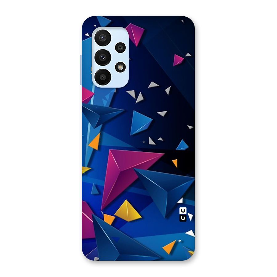 Space Colored Triangles Back Case for Galaxy A23