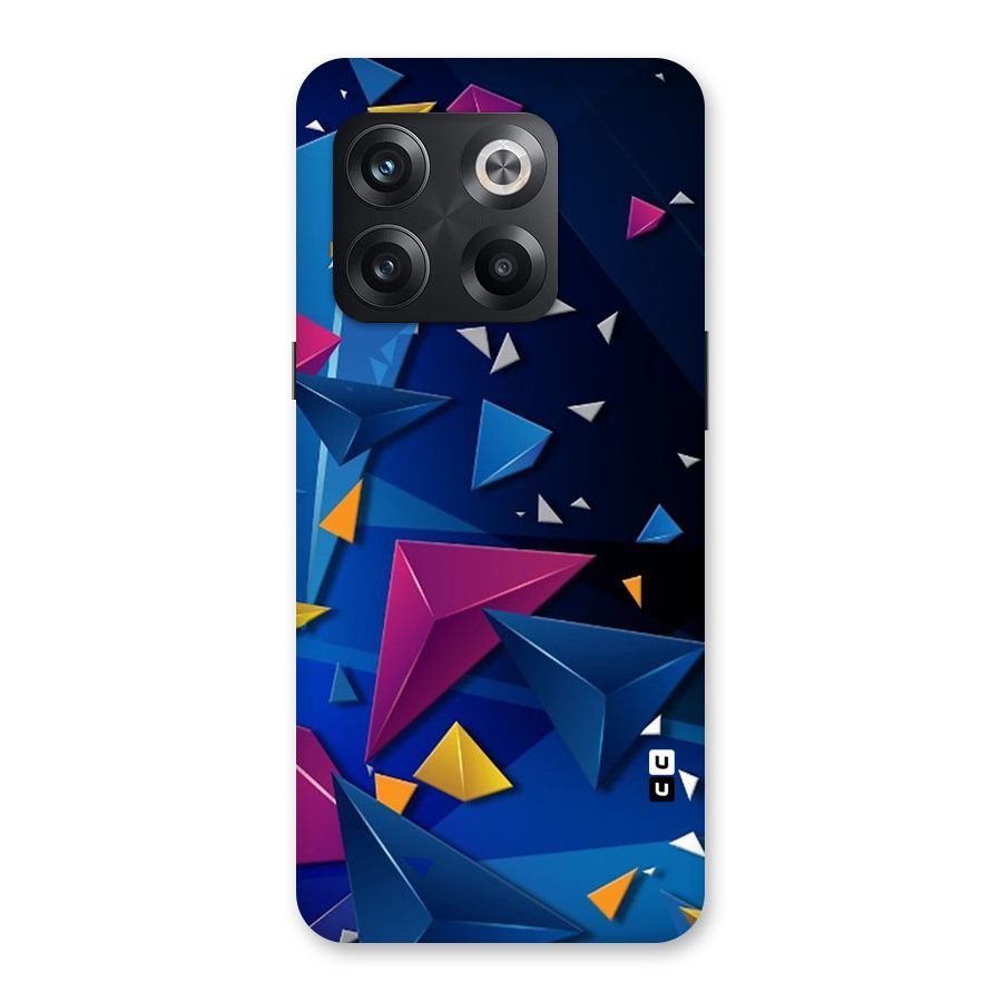 Space Colored Triangles Back Case for OnePlus 10T
