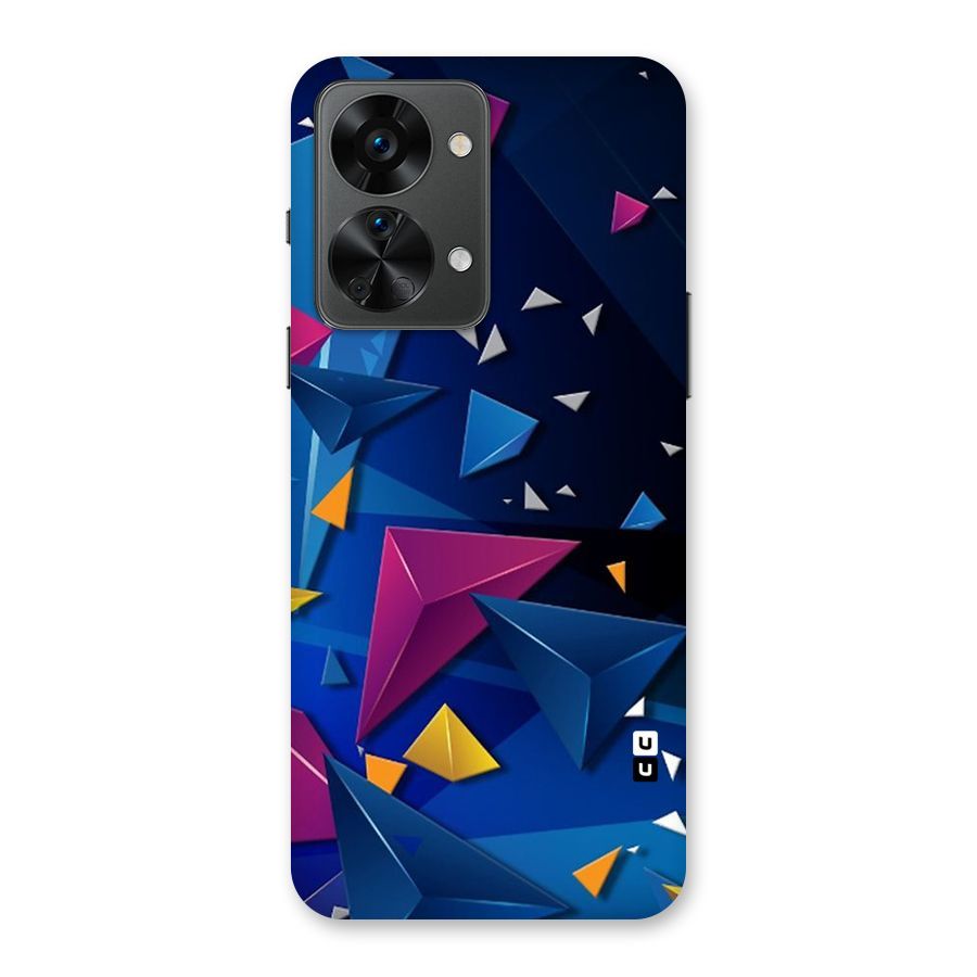 Space Colored Triangles Back Case for OnePlus Nord 2T