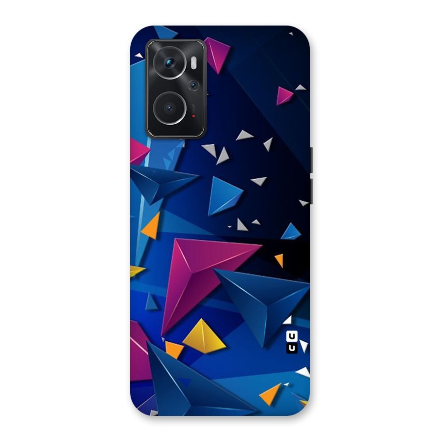 Space Colored Triangles Back Case for Oppo K10 4G
