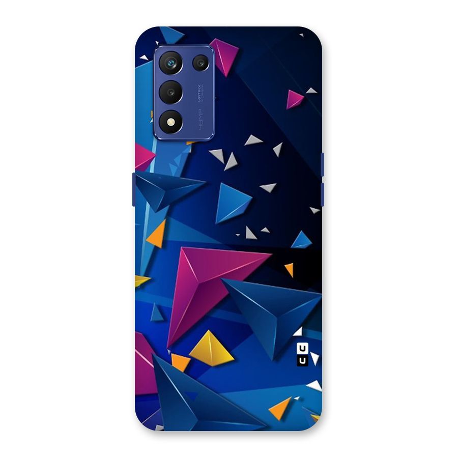 Space Colored Triangles Back Case for Realme 9 5G Speed
