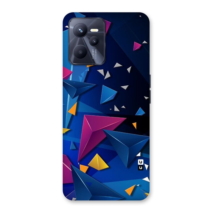 Space Colored Triangles Back Case for Realme C35