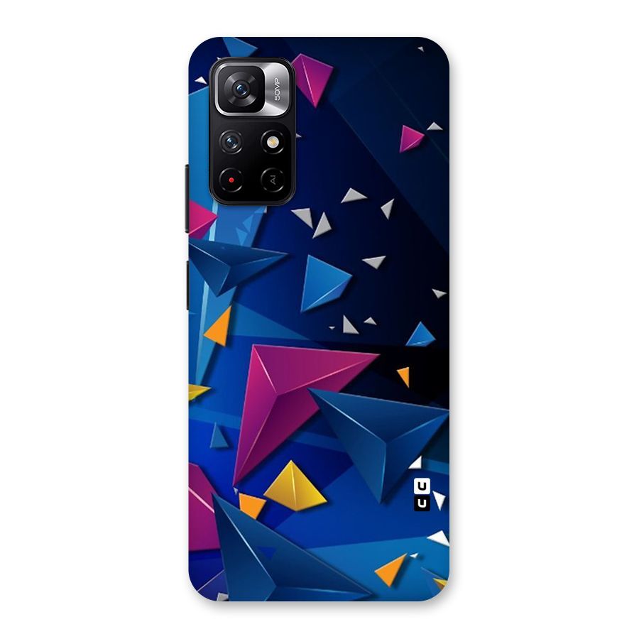 Space Colored Triangles Back Case for Redmi Note 11T 5G