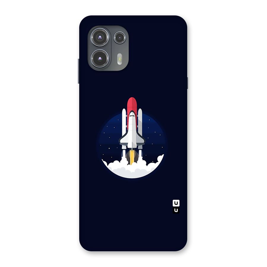 Space Rocket Minimal Back Case for Motorola Edge 20 Fusion
