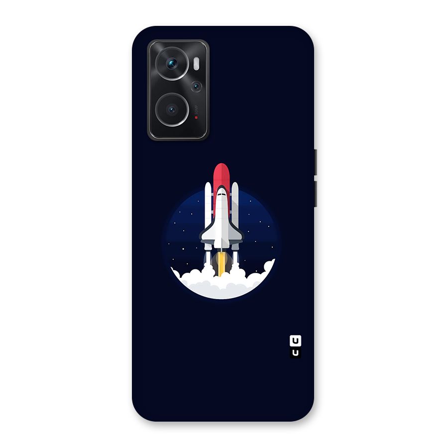 Space Rocket Minimal Back Case for Oppo K10 4G