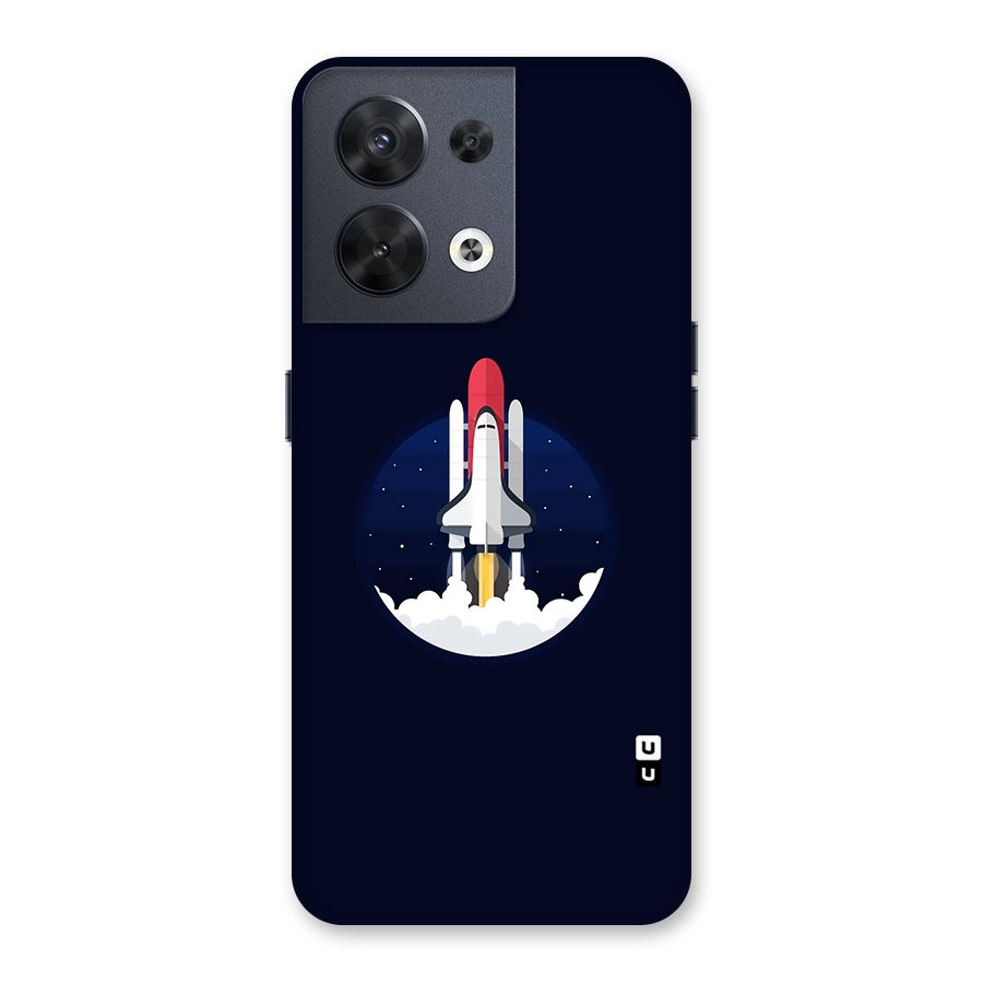 Space Rocket Minimal Back Case for Oppo Reno8 5G