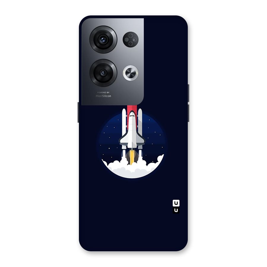 Space Rocket Minimal Back Case for Oppo Reno8 Pro 5G