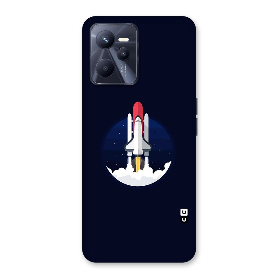 Space Rocket Minimal Back Case for Realme C35