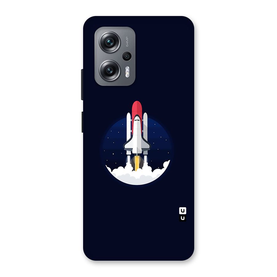 Space Rocket Minimal Back Case for Redmi K50i