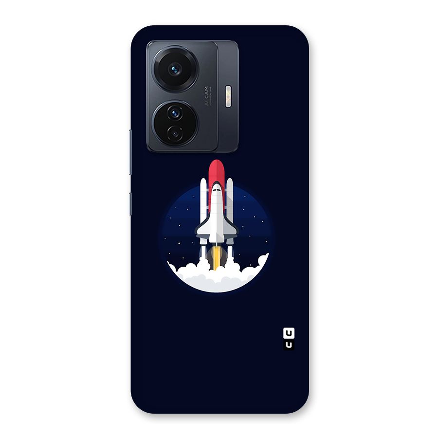 Space Rocket Minimal Back Case for Vivo T1 Pro