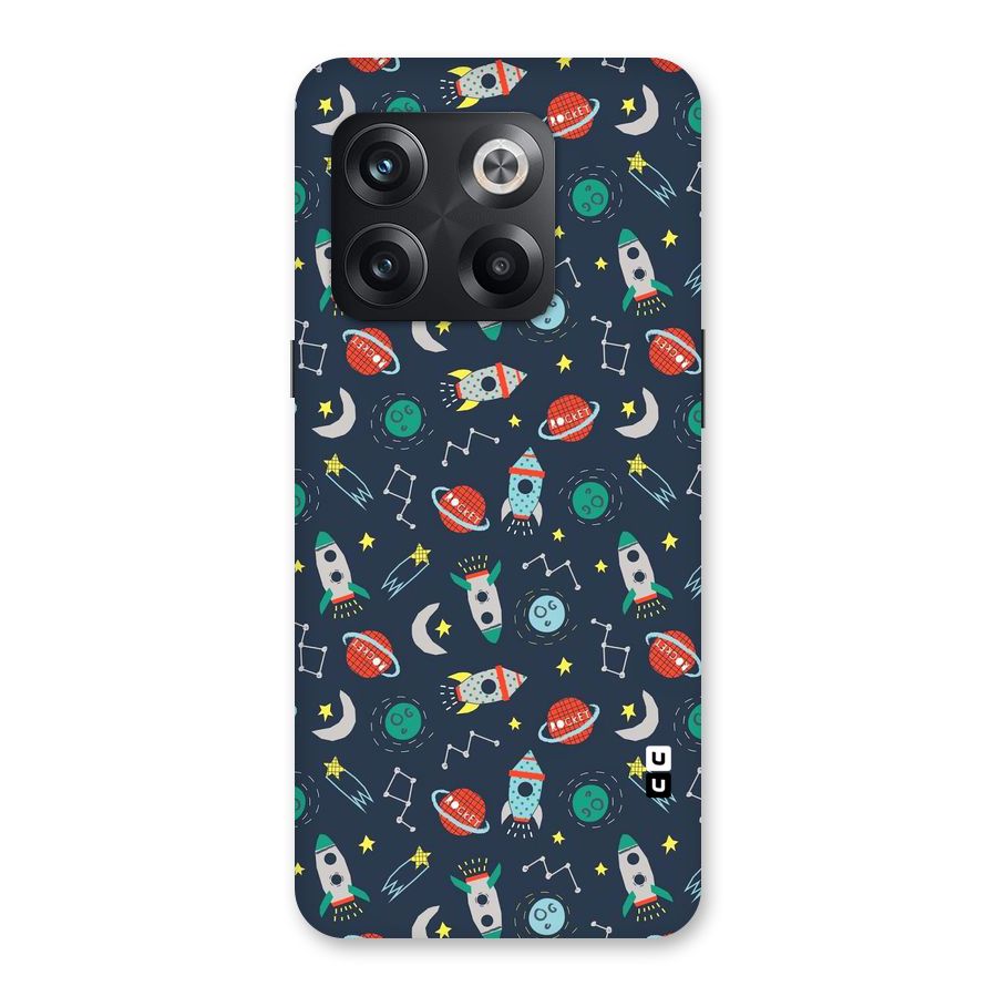 Space Rocket Pattern Back Case for OnePlus 10T