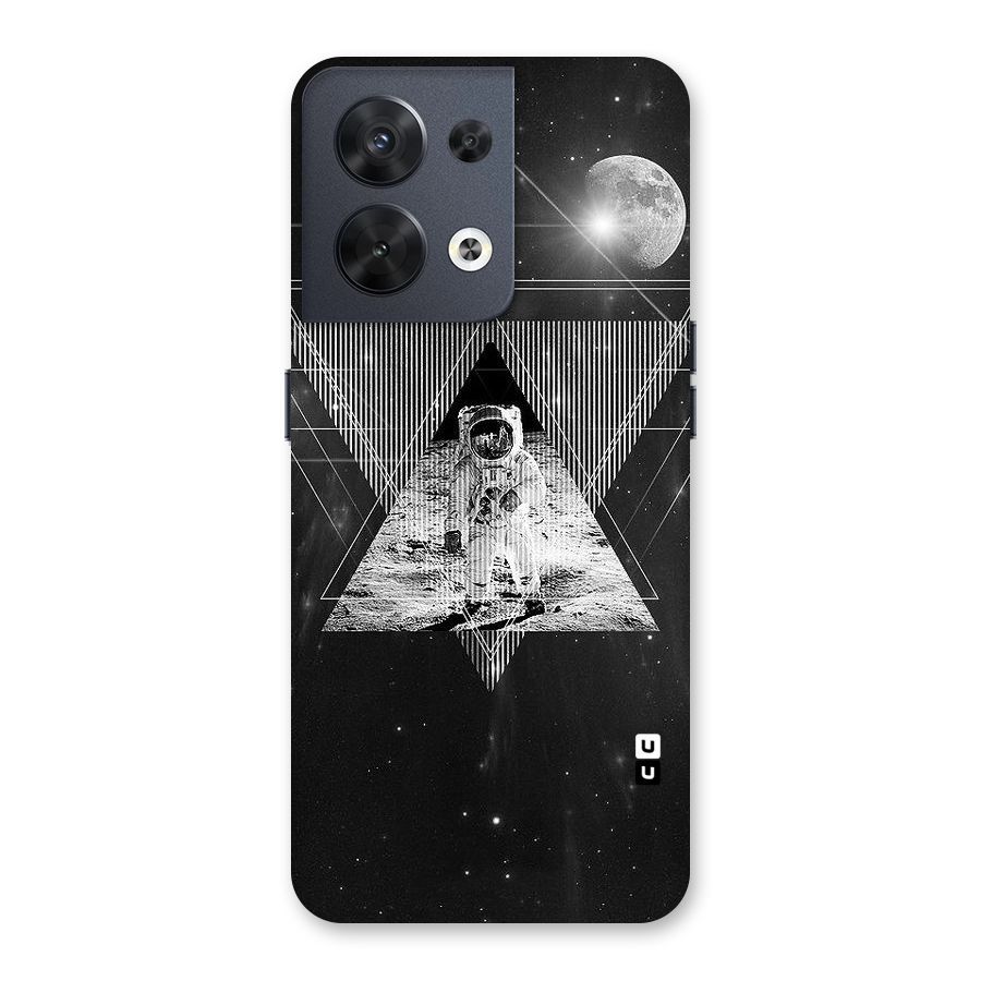 Space Triangle Abstract Back Case for Oppo Reno8 5G