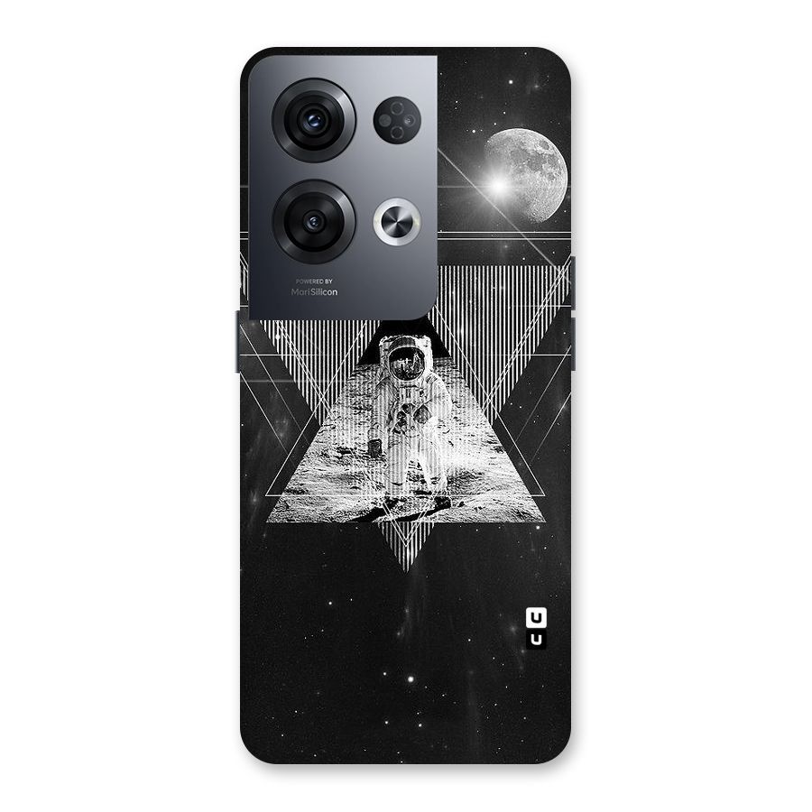 Space Triangle Abstract Back Case for Oppo Reno8 Pro 5G