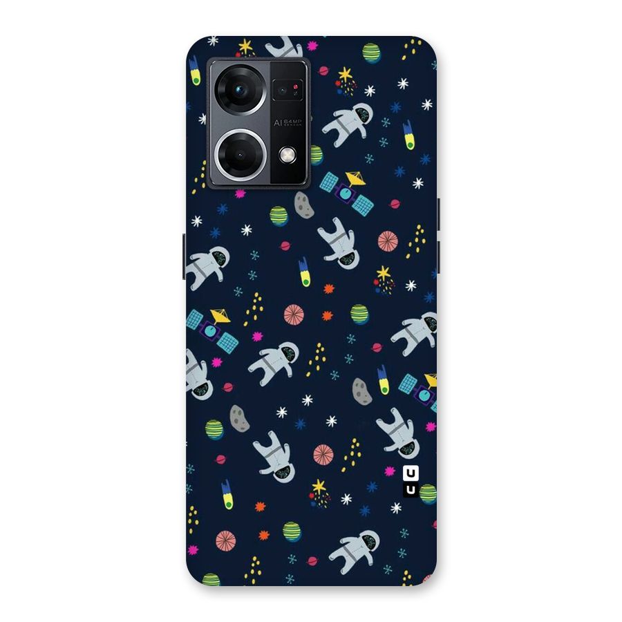 Spaceman Dance Glass Back Case for Oppo F21 Pro 5G