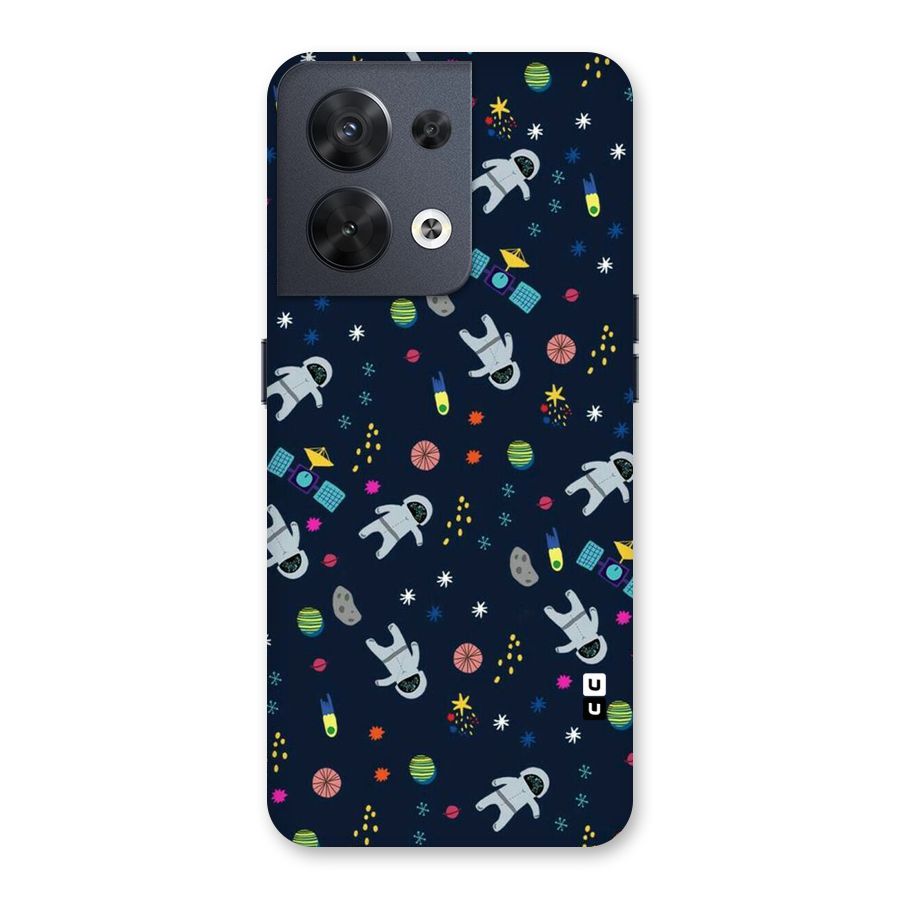 Spaceman Dance Back Case for Oppo Reno8 5G